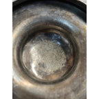 Antique Victorian 1890s Wm. Rogers Cut Glass Lidded Jar Silver Plate #764 Ornate