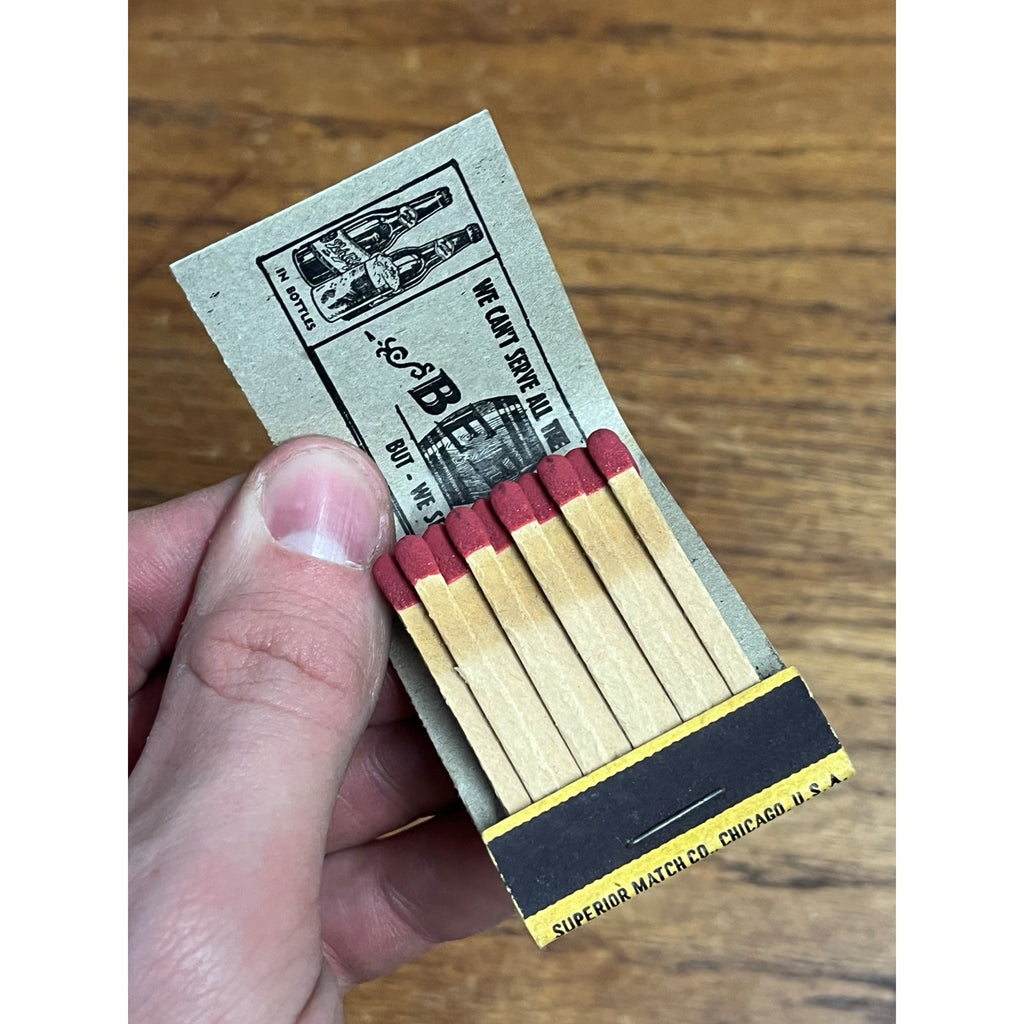 Vintage Wedler's Tavern Bar - Gleason Wisconsin - Advertising FULL Matchbooks 2
