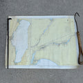 1960 Nautical Map of Lake Winnebago & Fox River Fishing Fond du Lac Wisconsin