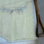 1960 Nautical Map of Lake Winnebago & Fox River Fishing Fond du Lac Wisconsin