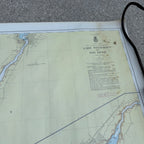1960 Nautical Map of Lake Winnebago & Fox River Fishing Fond du Lac Wisconsin