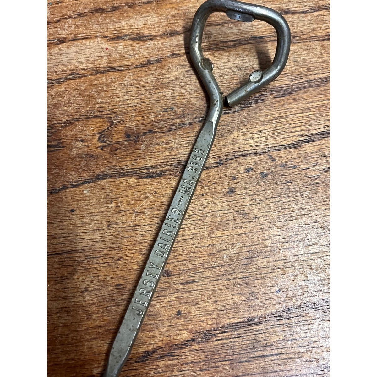 Jersey Dairies Vintage Bottle Opener Spoon, Milwaukee, Wisconsin Dairy Milk