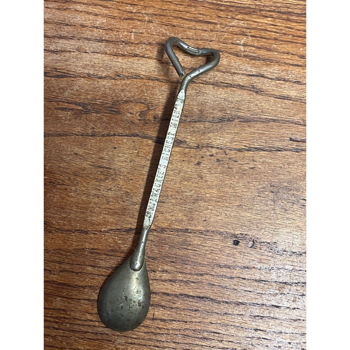Jersey Dairies Vintage Bottle Opener Spoon, Milwaukee, Wisconsin Dairy Milk