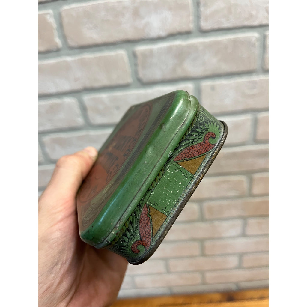 Antique Empty 1900 Lucky Strike Cigarette Tin R.A. Patterson Tobacco Co