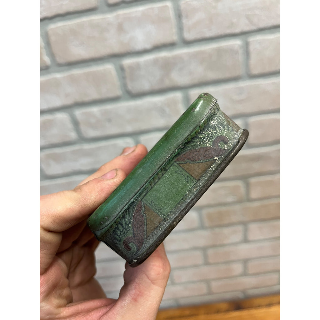 Antique Empty 1900 Lucky Strike Cigarette Tin R.A. Patterson Tobacco Co