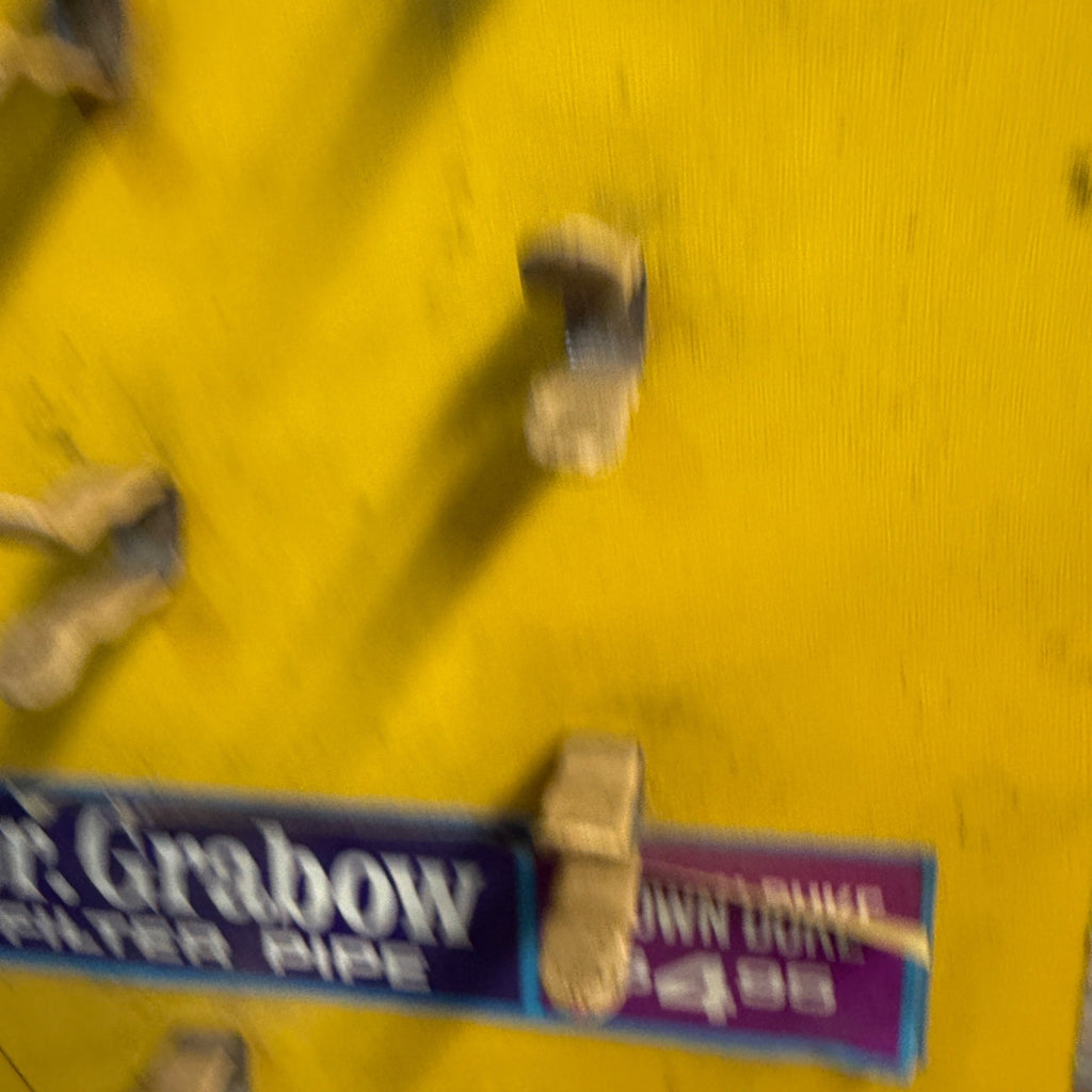 Dr Grabow Vintage Pipe Tobacco Smoking Display Stand Sign Retail Advertising.