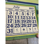 1920s Advertising Calendar Poster Fuller Goodman Farm Barn Dairy Scene