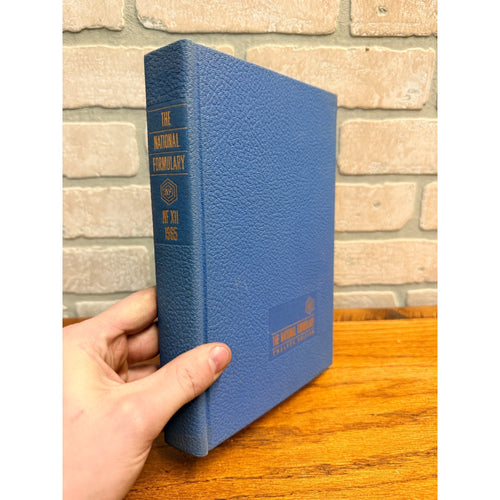 Vintage 1965 The National Formulary Pharmacy Drug Stoe Book Hardcover 12th Ed.