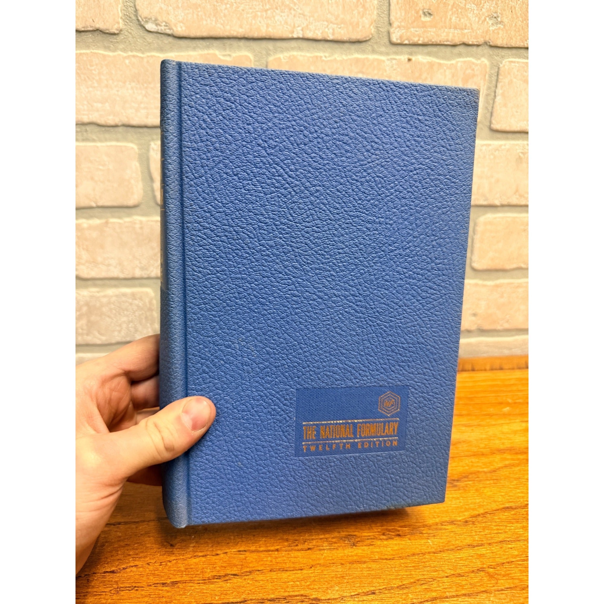 Vintage 1965 The National Formulary Pharmacy Drug Stoe Book Hardcover 12th Ed.