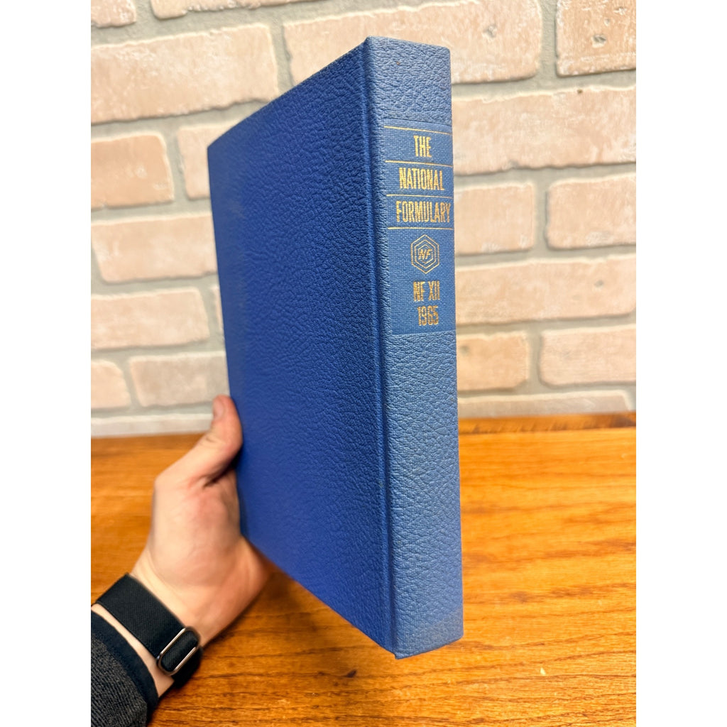 Vintage 1965 The National Formulary Pharmacy Drug Stoe Book Hardcover 12th Ed.