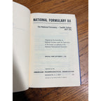 Vintage 1965 The National Formulary Pharmacy Drug Stoe Book Hardcover 12th Ed.