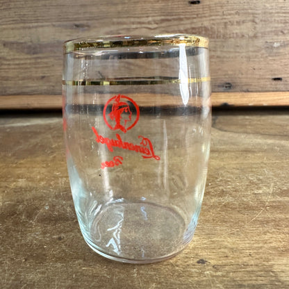 Leinenkugel's Beer Double Rim Barrel Shorty Chippewa Falls, Wisconsin Glass 3"