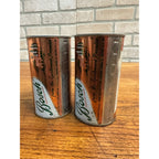 Pair Bosch Beer Cans Chippewa Falls Wis Fishing Gold