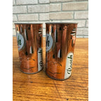 Pair Bosch Beer Cans Chippewa Falls Wis Fishing Gold