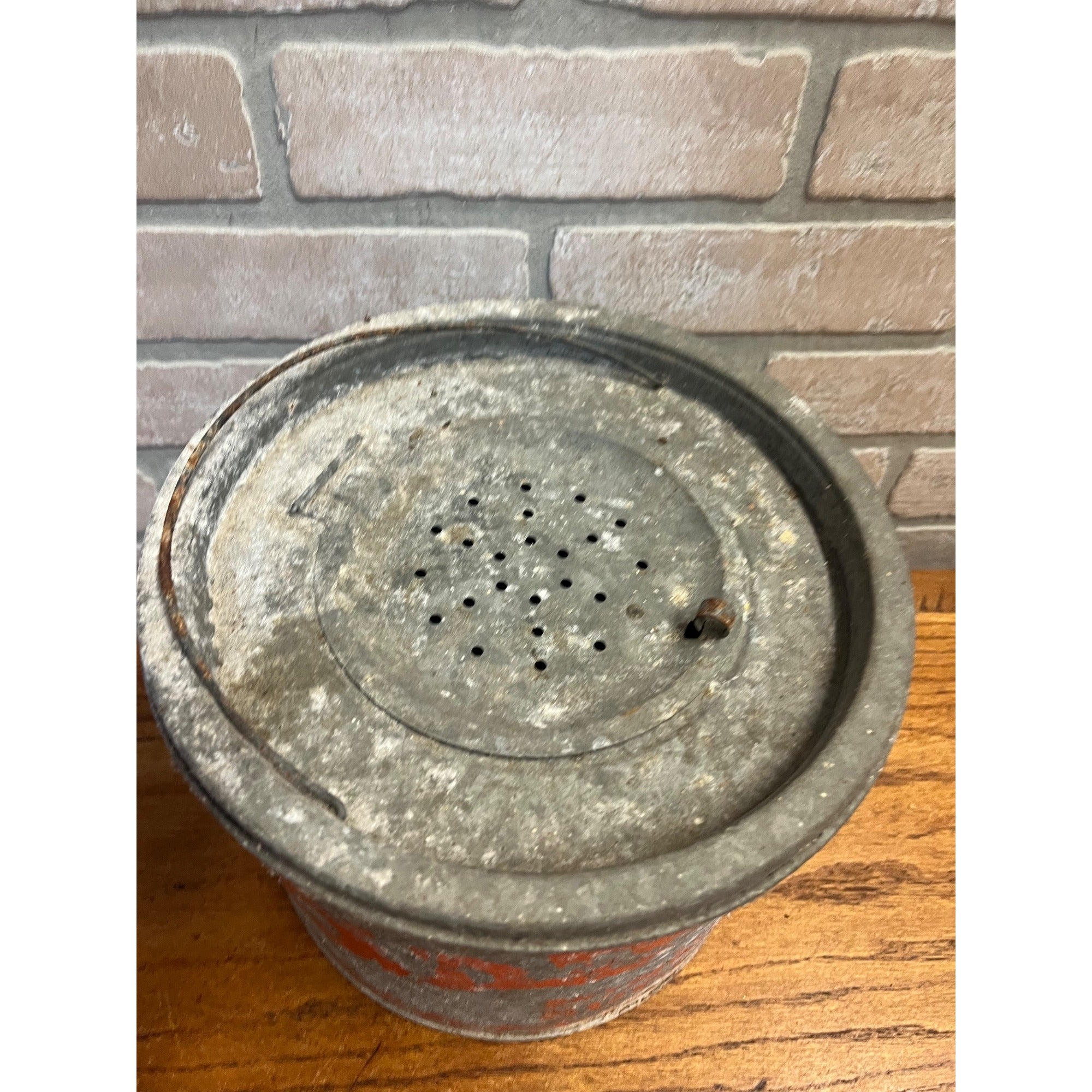 VIntage Old Pal Minnow Bucket Cabin Decor Fishing Metal Pail Bucket