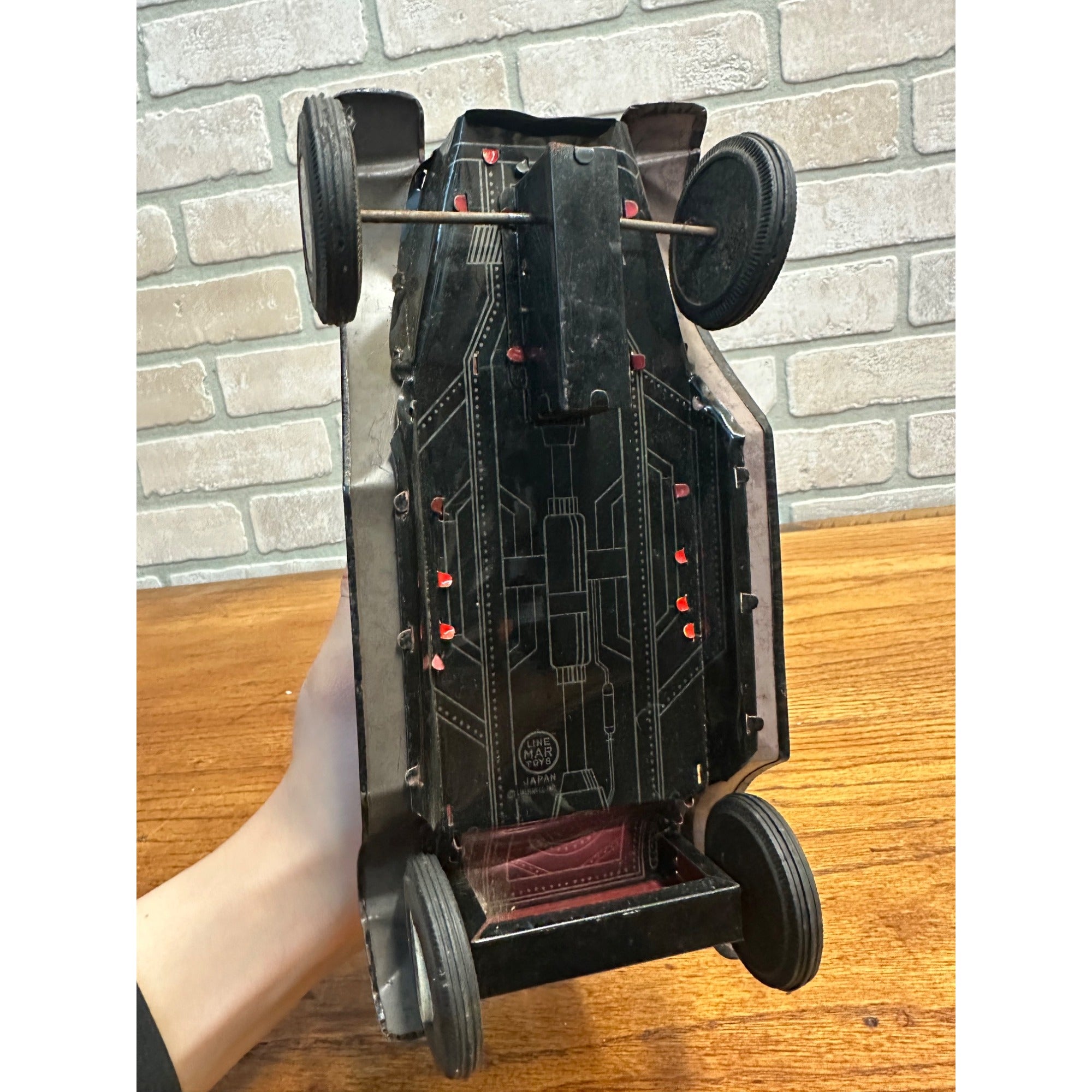 Marx Line Mar Tin Campus Express Mr. Houndog Jalopy Car - 1960's Japan