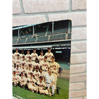 1957 Milwaukee Braves Team Photo, Color Jumbo Postcard Rare Hank Aaron Champions