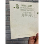 1957 Milwaukee Braves Team Photo, Color Jumbo Postcard Rare Hank Aaron Champions