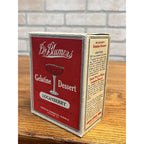 Vintage c1910 Dr Blumers Gelatine Dessert Box Country Store Display Loganberry