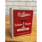 Vintage c1910 Dr Blumers Gelatine Dessert Box Country Store Display Loganberry