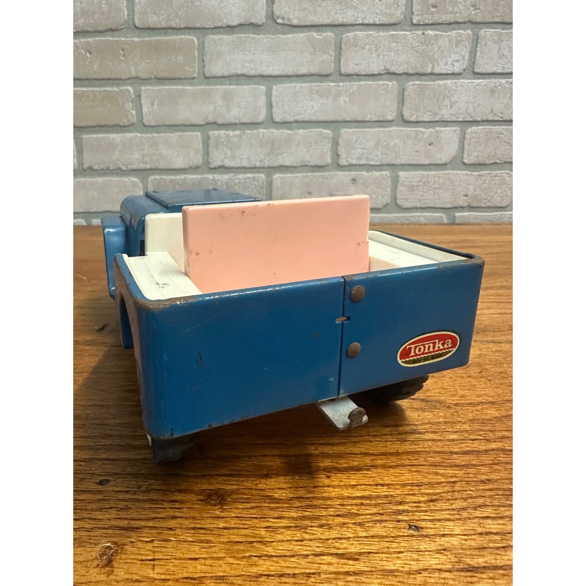 Vintage Tonka Pressed Steel Blue Surrey Jeep for Parts Restore Restoration