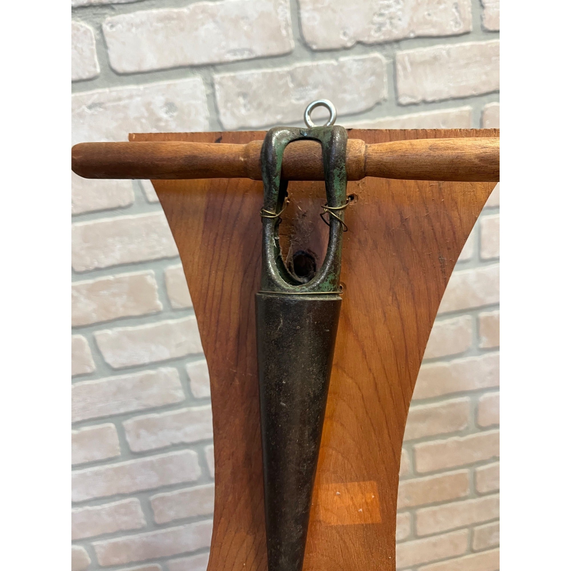 Antique Vintage Barrel Bung Hole Auger & Spigot Wall Plaque Display Tools