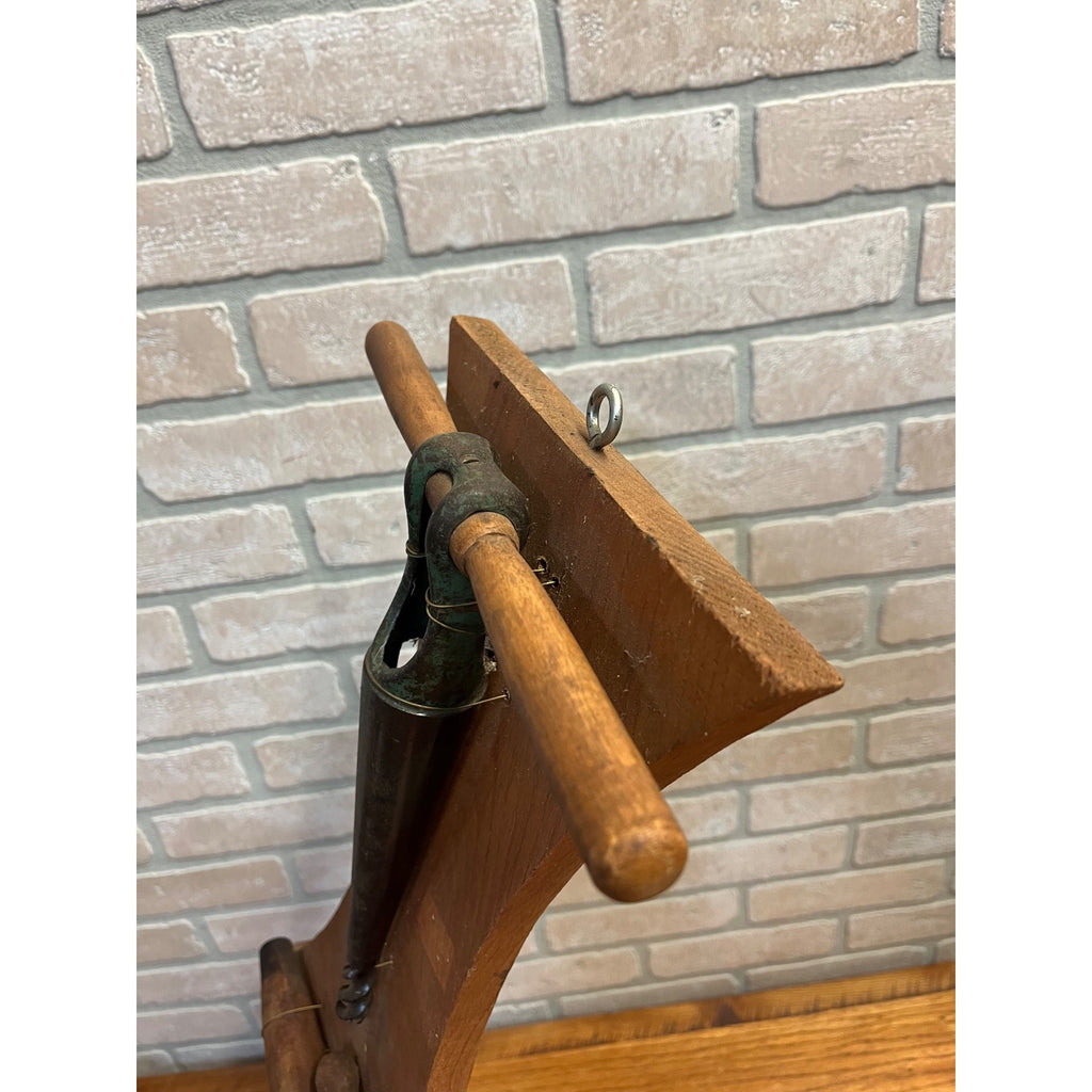 Antique Vintage Barrel Bung Hole Auger & Spigot Wall Plaque Display Tools