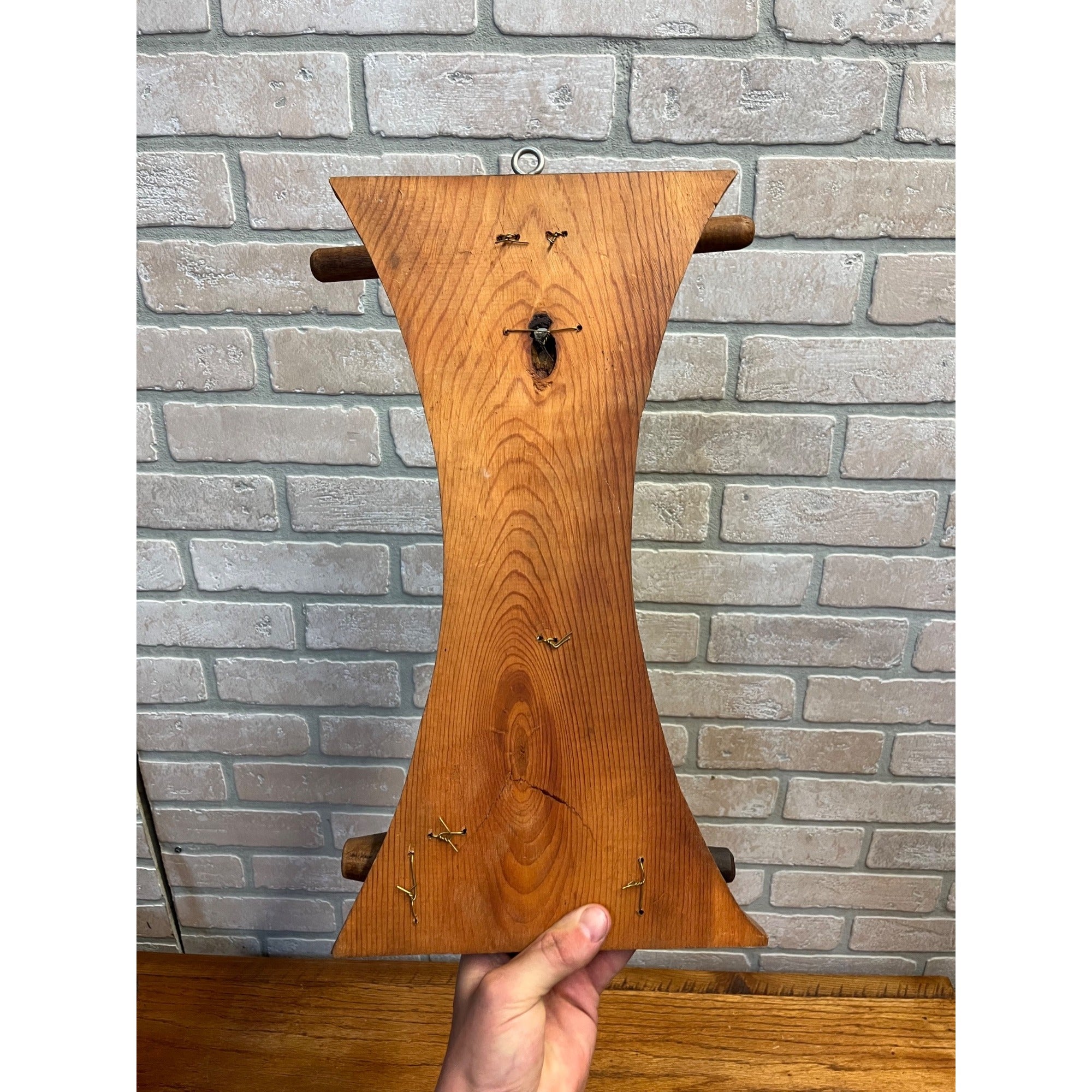 Antique Vintage Barrel Bung Hole Auger & Spigot Wall Plaque Display Tools