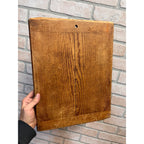 Vintage 1930s Maple Wooden Cutting Board Bread Board Primitive Farmhouse Country