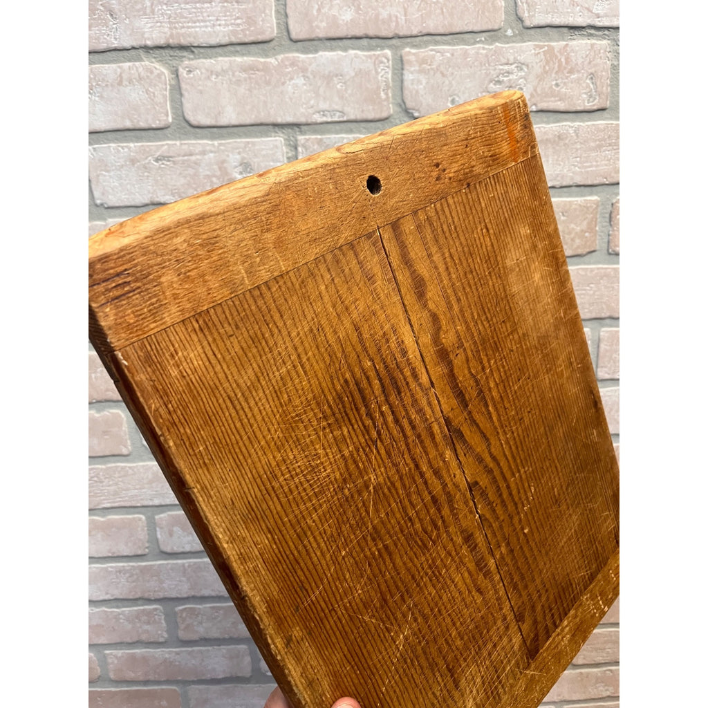 Vintage 1930s Maple Wooden Cutting Board Bread Board Primitive Farmhouse Country