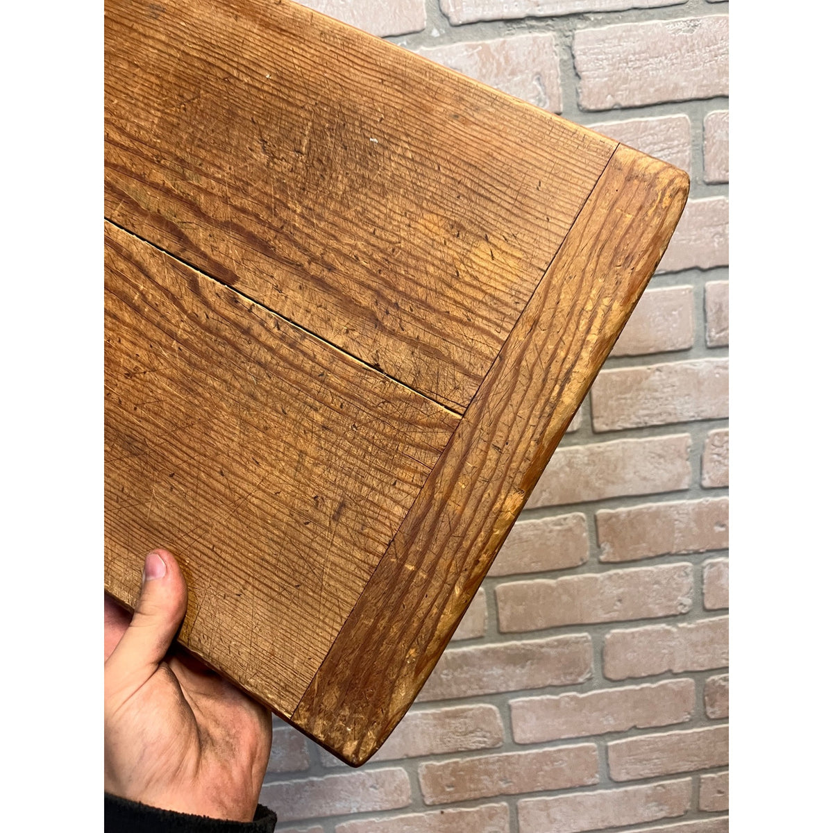 Vintage 1930s Maple Wooden Cutting Board Bread Board Primitive Farmhouse Country