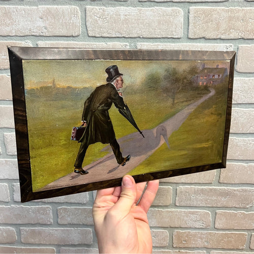 Vintage Anheuser Busch Malt Nutrine TOC Advertising Sign Tin Storck Doctor