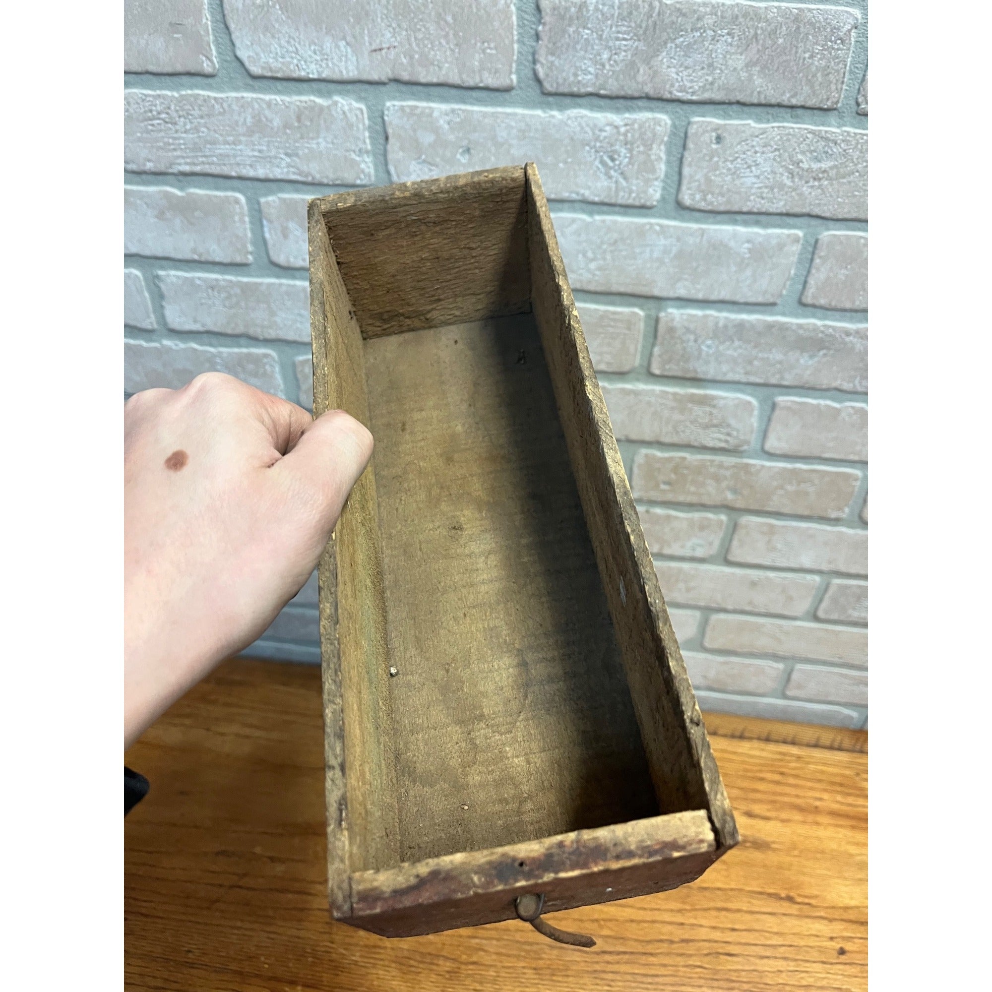 Vintage Cheese Box Federation Brick Plymouth Wis Loaf 5 Lbs Kitchen Decor