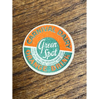 Milk Bottle Cap - Carnival Dairy / Algoma WI / Wisconsin / Orange Drink / Green Spot