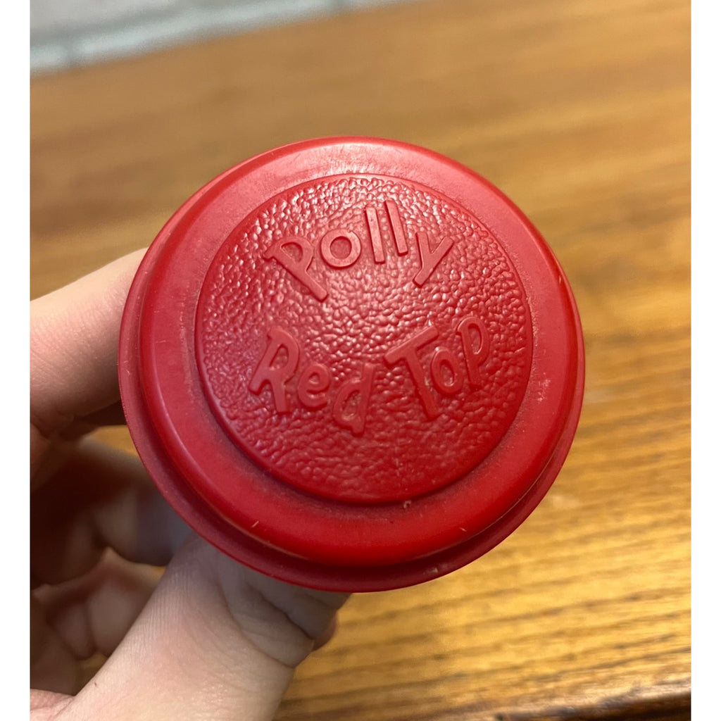 Vintage Polly Red Top Thermos Stopper Replacement Cap For Pint & Quart