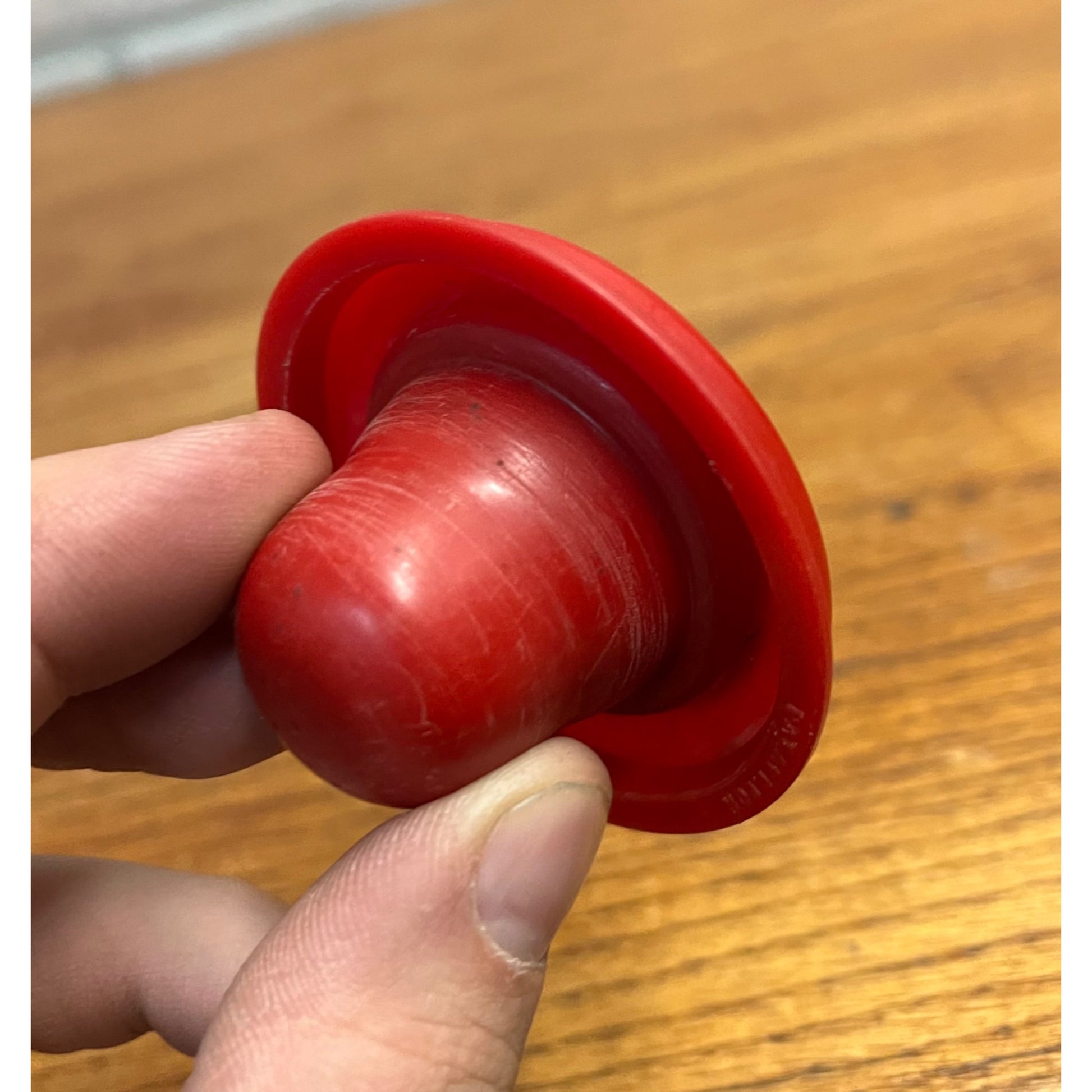 Vintage Polly Red Top Thermos Stopper Replacement Cap For Pint & Quart