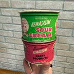 Vintage Heinemann Kewaskum Cottage Cheese Wax Container Indian Wisconsin