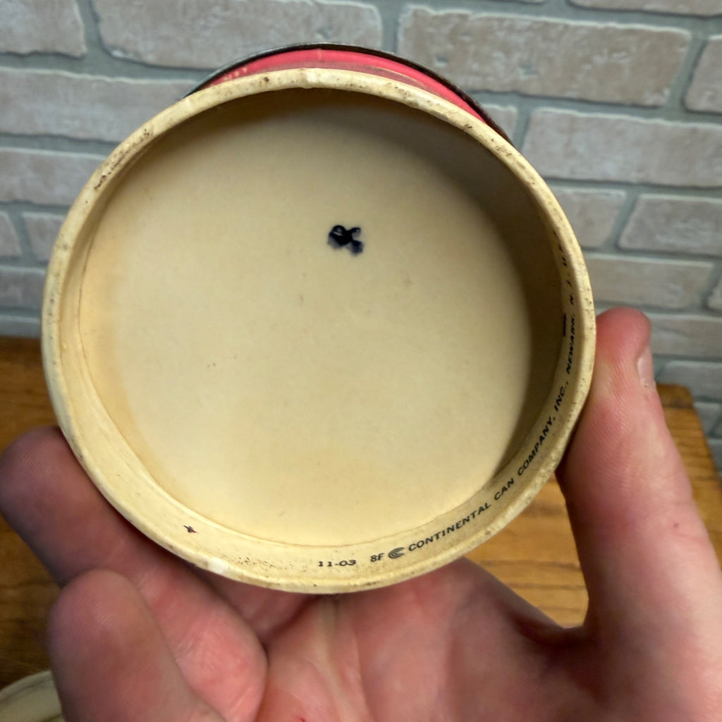 Vintage Heinemann Kewaskum Cottage Cheese Wax Container Indian Wisconsin