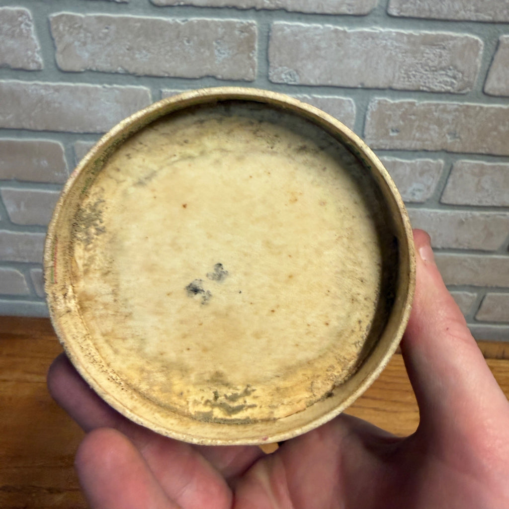 Vintage Heinemann Kewaskum Cottage Cheese Wax Container Indian Wisconsin