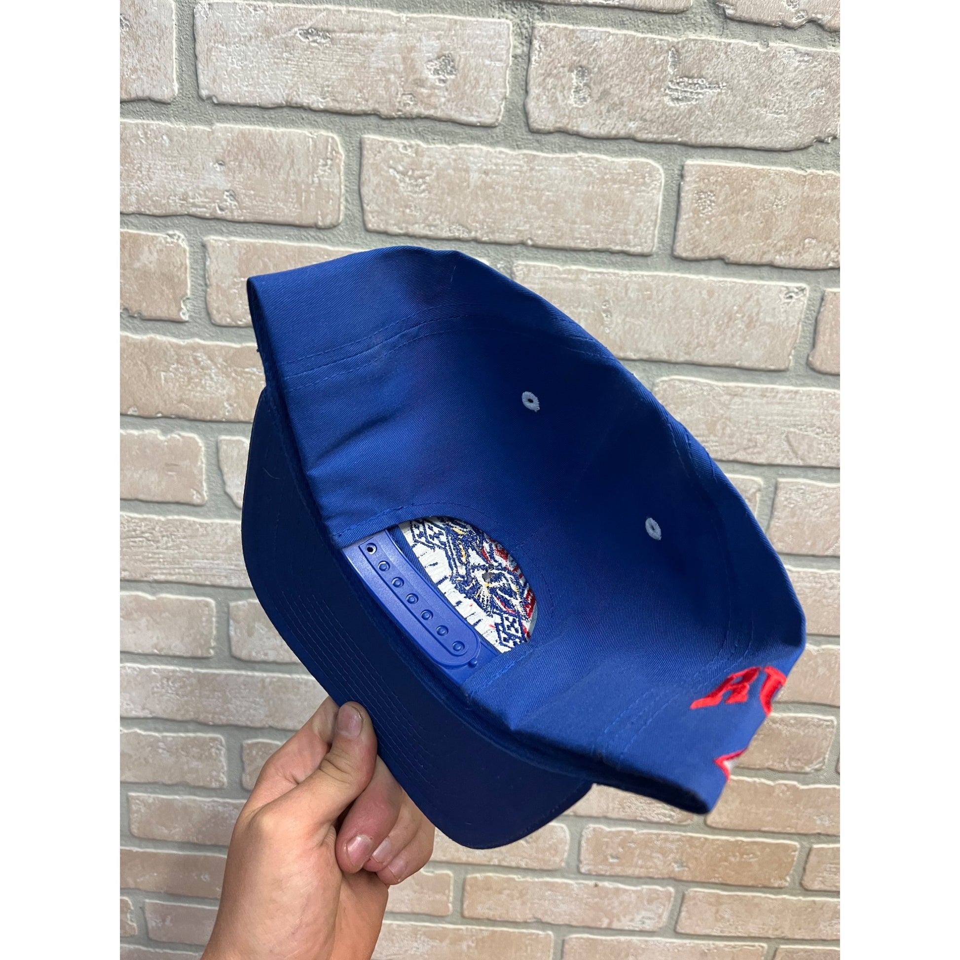 Vintage Miller Lite Racing Hat Cap NASCAR Rusty Wallace Snapback Blue Snapback 90s