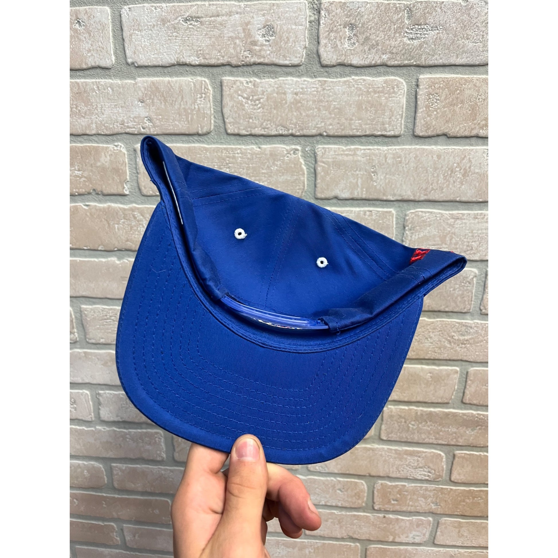 Vintage Miller Lite Racing Hat Cap NASCAR Rusty Wallace Snapback Blue Snapback 90s