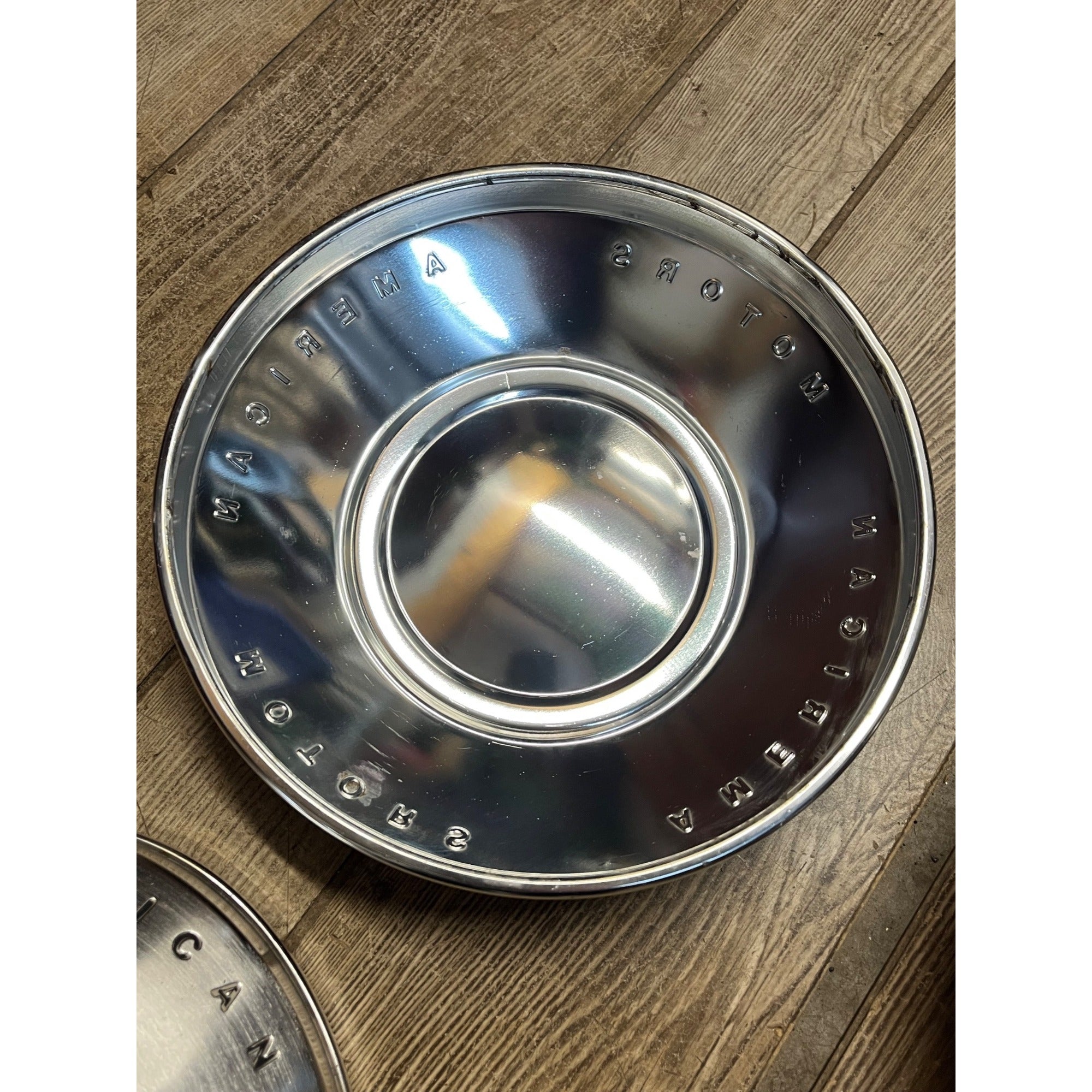 American Motors AMC 1969-74 OEM Set Dog Dish Hubcaps Javelin, Hornet, Gremlin
