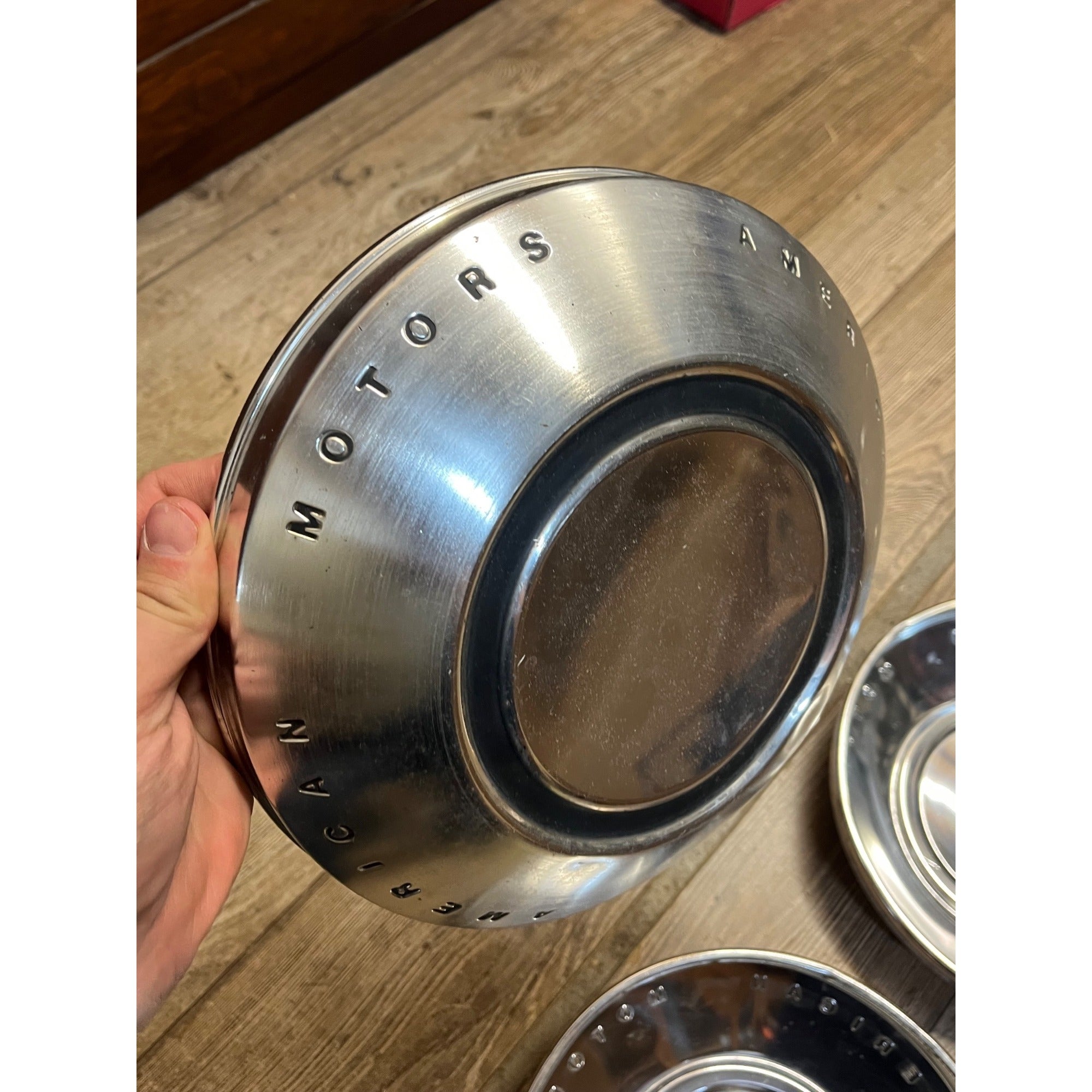 American Motors AMC 1969-74 OEM Set Dog Dish Hubcaps Javelin, Hornet, Gremlin