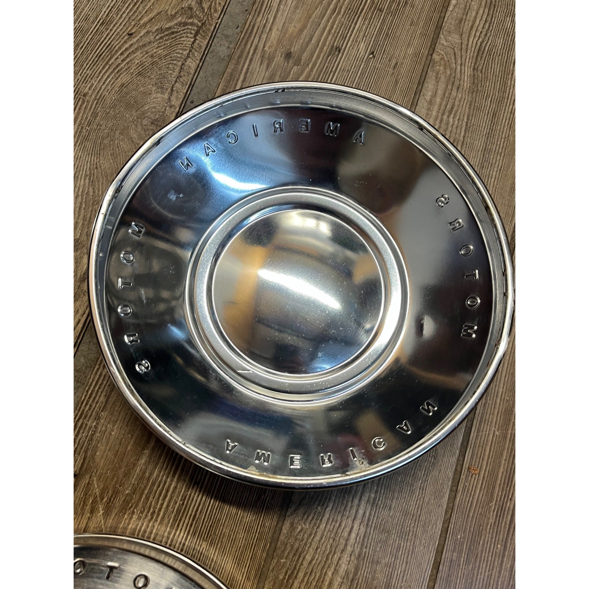 American Motors AMC 1969-74 OEM Set Dog Dish Hubcaps Javelin, Hornet, Gremlin