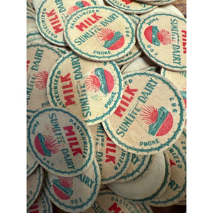 Milk Bottle Cap - Sunlite Dairy Farm - Oshkosh, (Wisconsin) Wis WI - Phone 982