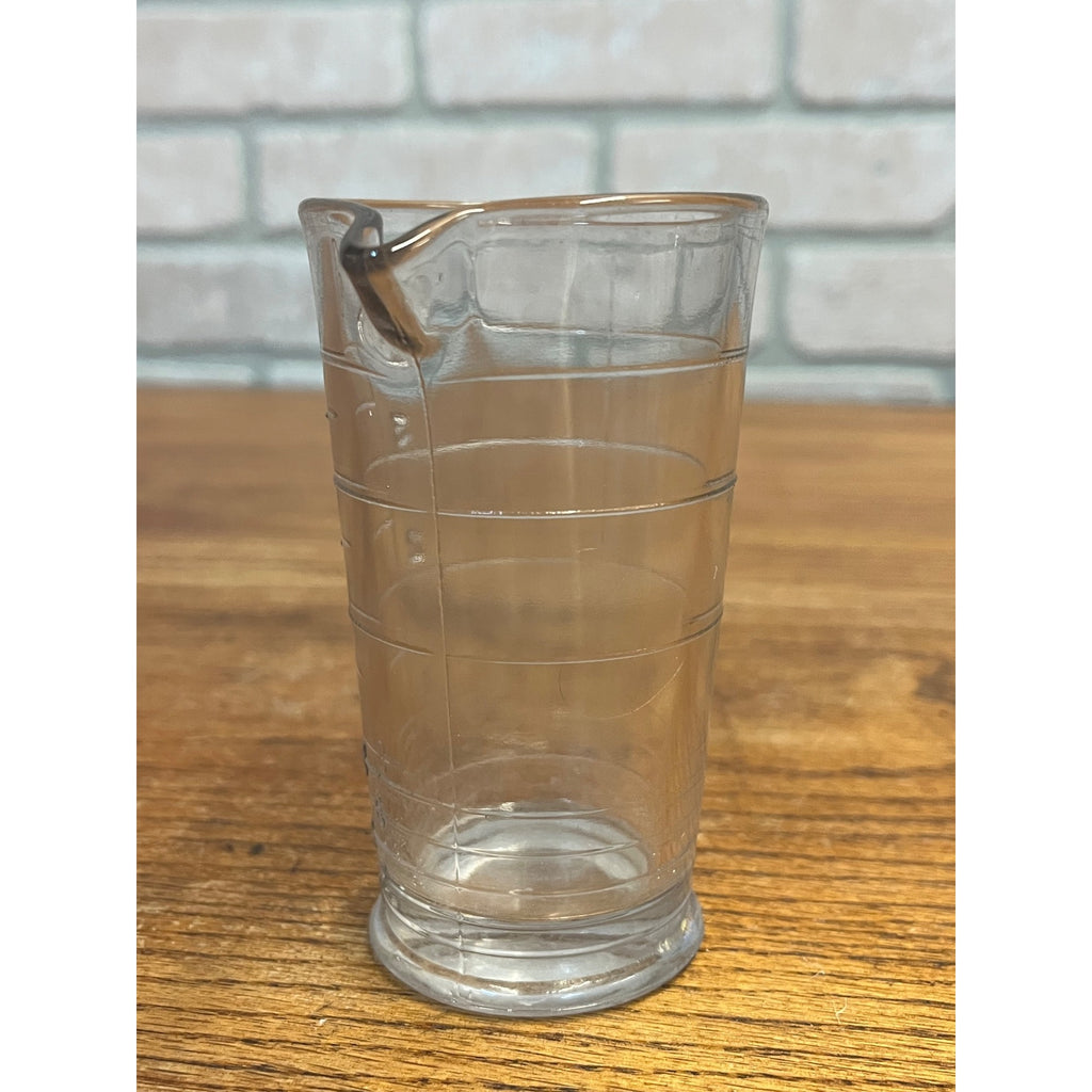 Antique Vintage Pharmacy Drug Store Chemistry Beaker Measuring Glass 4oz