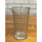 Antique Vintage Pharmacy Drug Store Chemistry Beaker Measuring Glass 4oz