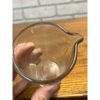 Antique Vintage Pharmacy Drug Store Chemistry Beaker Measuring Glass 4oz