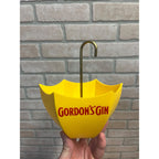 Vintage Gordon's Gin Barware Umbrella Caddy Straw / Cocktail Mix Swizzle Holder