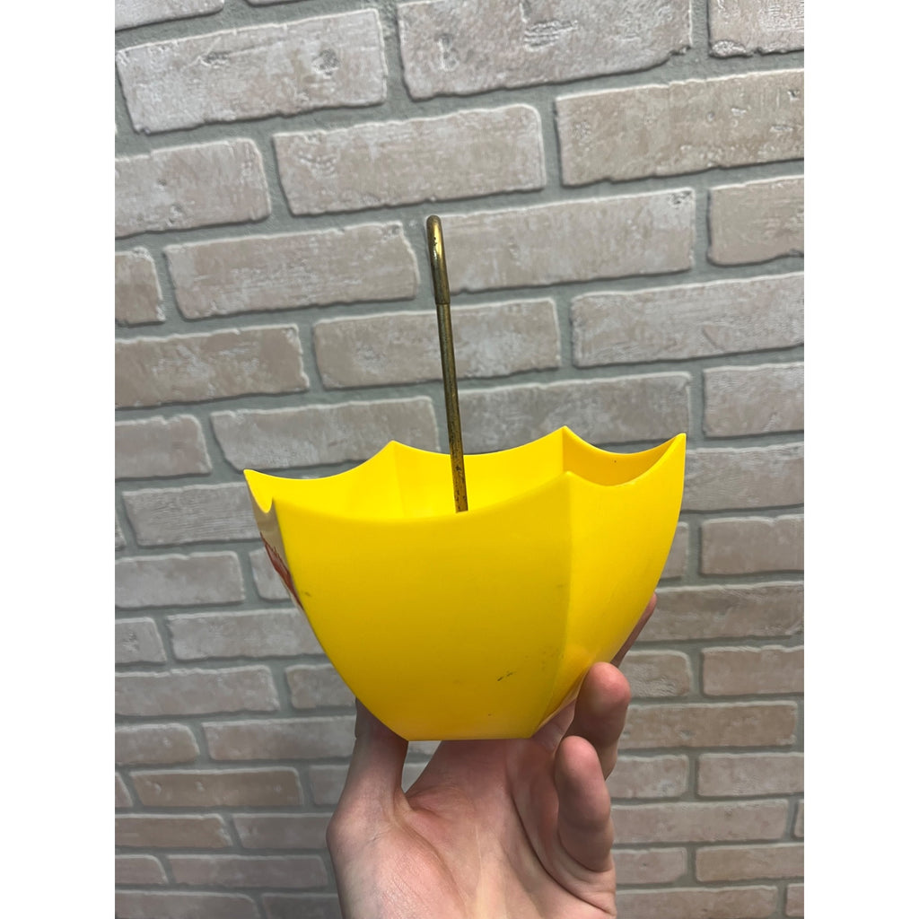 Vintage Gordon's Gin Barware Umbrella Caddy Straw / Cocktail Mix Swizzle Holder
